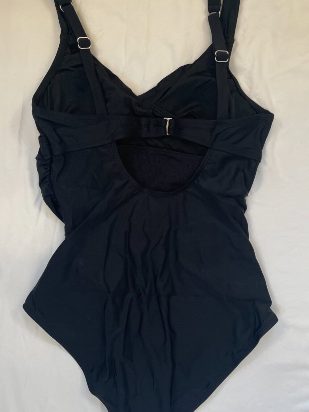 Cupshe Black Retro Tummy Control One-Piece Adjustable Tummy Control - Picture 5 of 7
